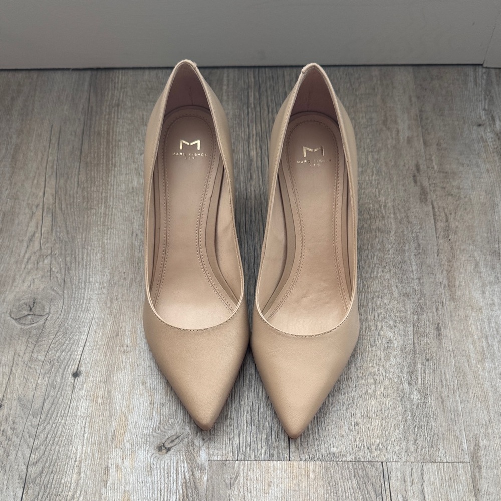 Like New | Marc Fisher LTD Zala Block Heel Pump (Nude) - Picture 6 of 6